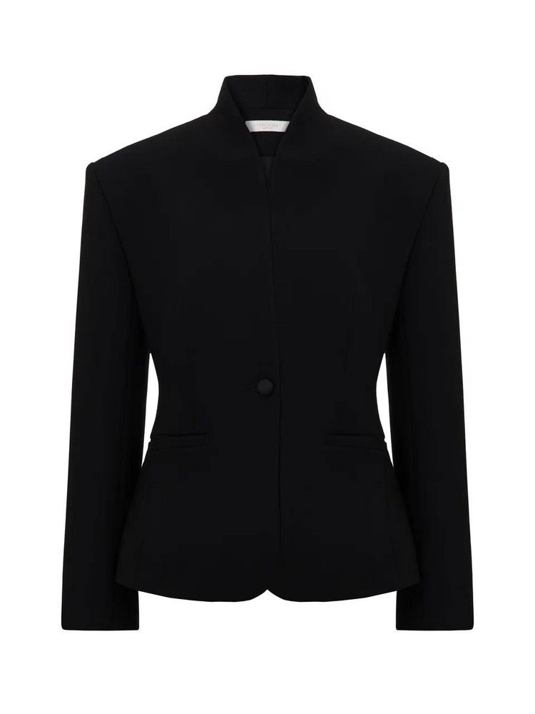 Жакет Силуэт, черный