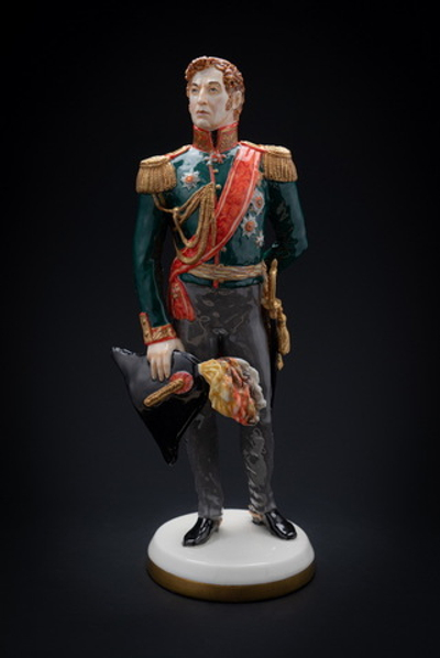 Статуэтка. Фарфор. Солдат. Милорадович Михаил Андреевич - Русский полководец. Россия
