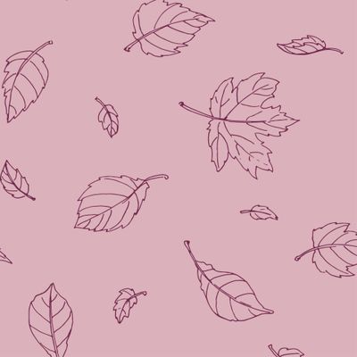 листопад на розовом