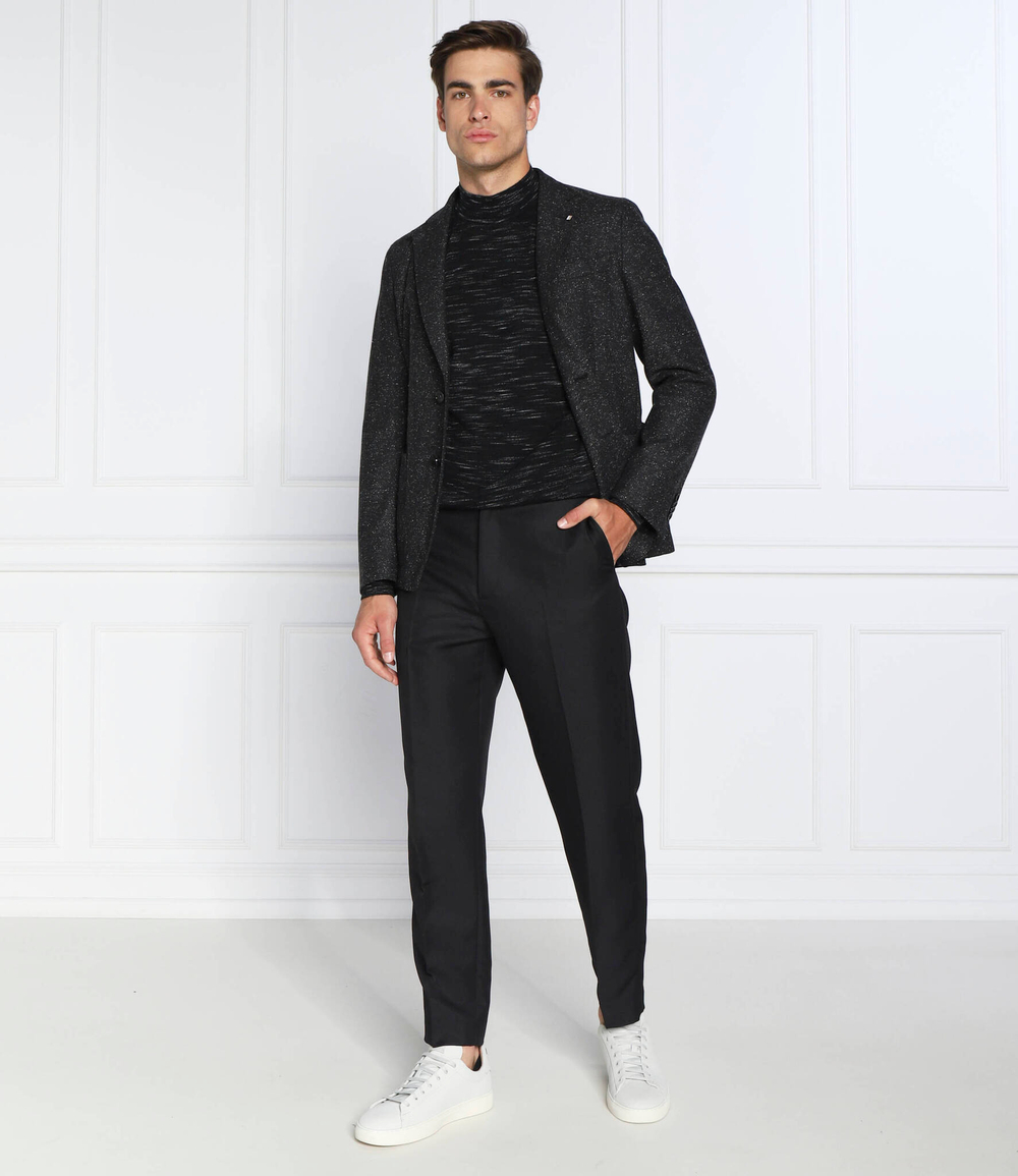 Хлопковый свитер Calvin Klein - черный(K10K110404)