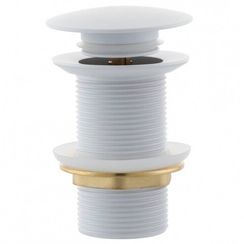 Клапан VIEIR донный б/перелива 1 1/4quot; белый (50/1) VER21AYF