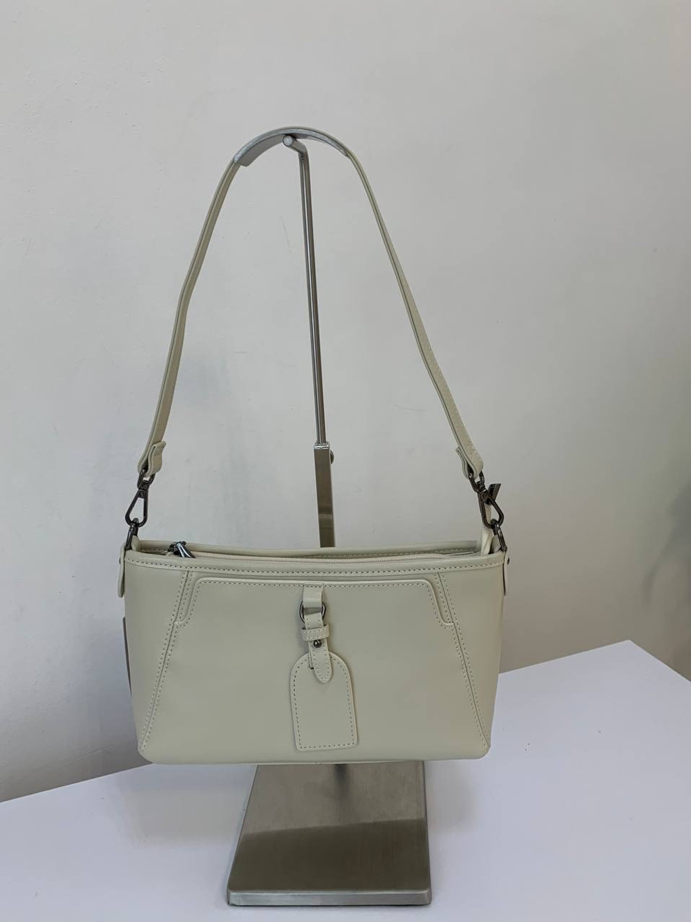 E-13 BEIGE Сумка женская, нат.кожа 26*8*15