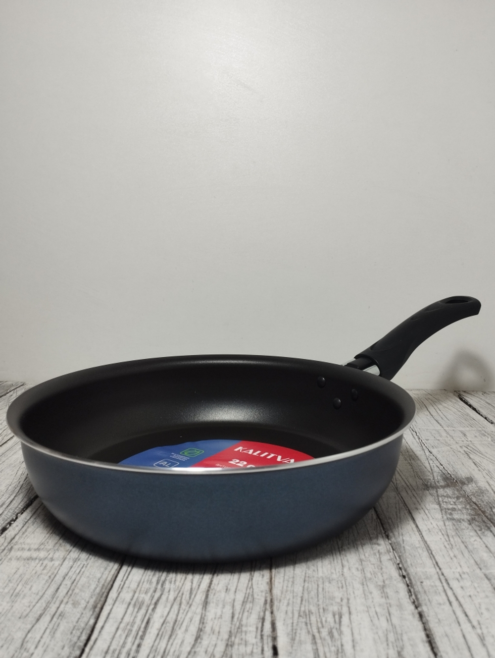 Сковорода 220 мм 1 ручка без крышки Сатин (8шт) 67221