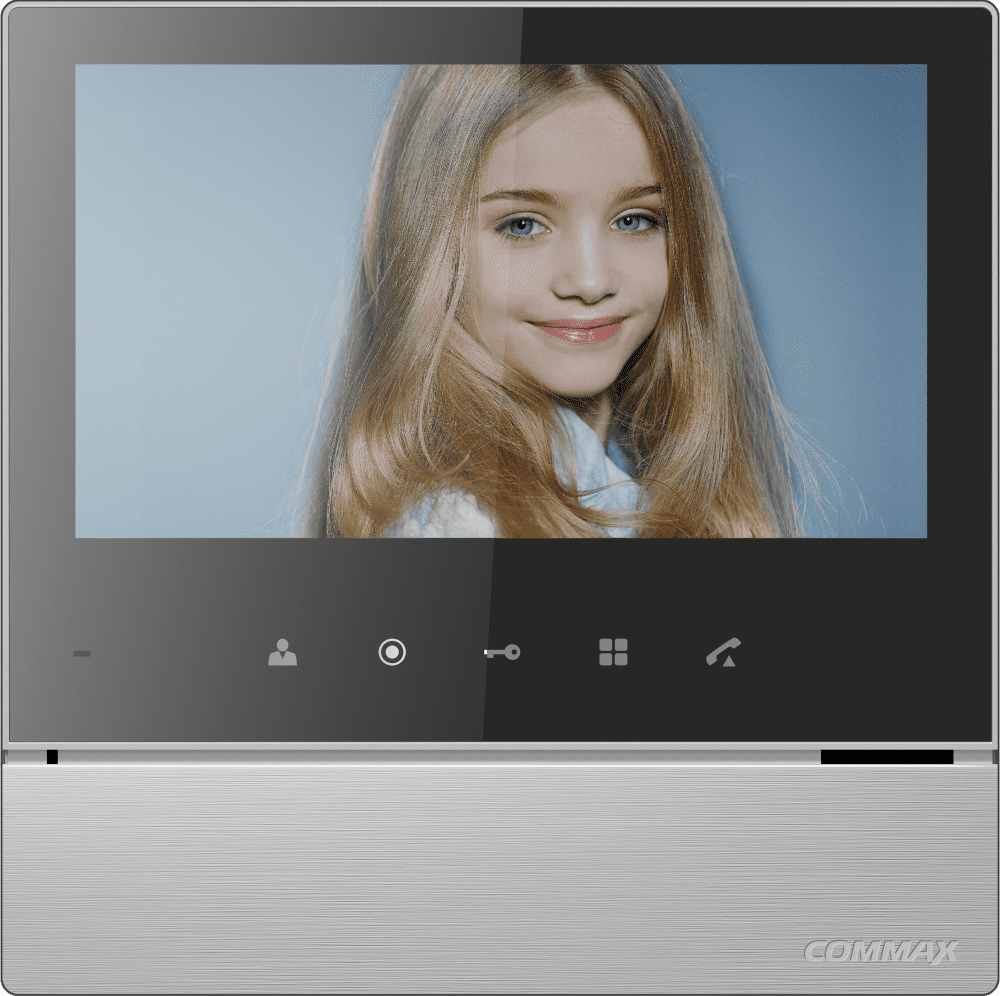 Commax CDV-70H2 silver black smog СКУД