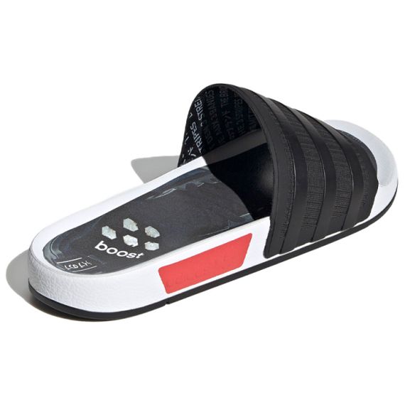 Adidas Adilette 'Black Blue Red'