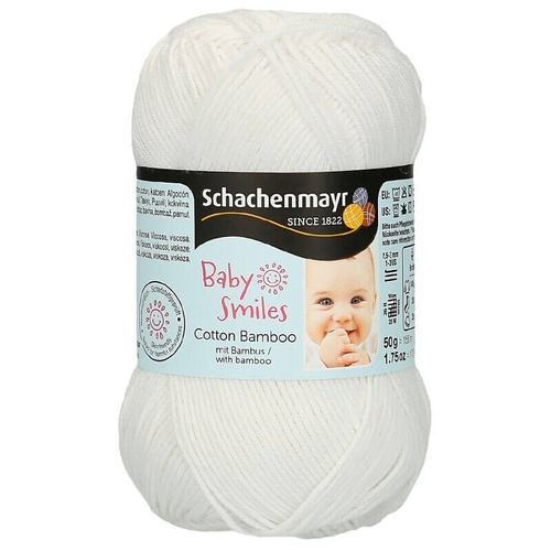 Пряжа Schachenmayr Cotton Bamboo (1001)