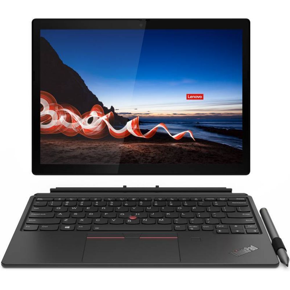 Ноутбук Lenovo ThinkPad X12 Detachable, 12.3&amp;quot; (1920x1280) IPS сенсорный/Intel Core i7-1180G7/16ГБ LPDDR4X/256ГБ SSD/Iris Xe Graphics/Windows 10 Pro, черный [20UVS0HX00]