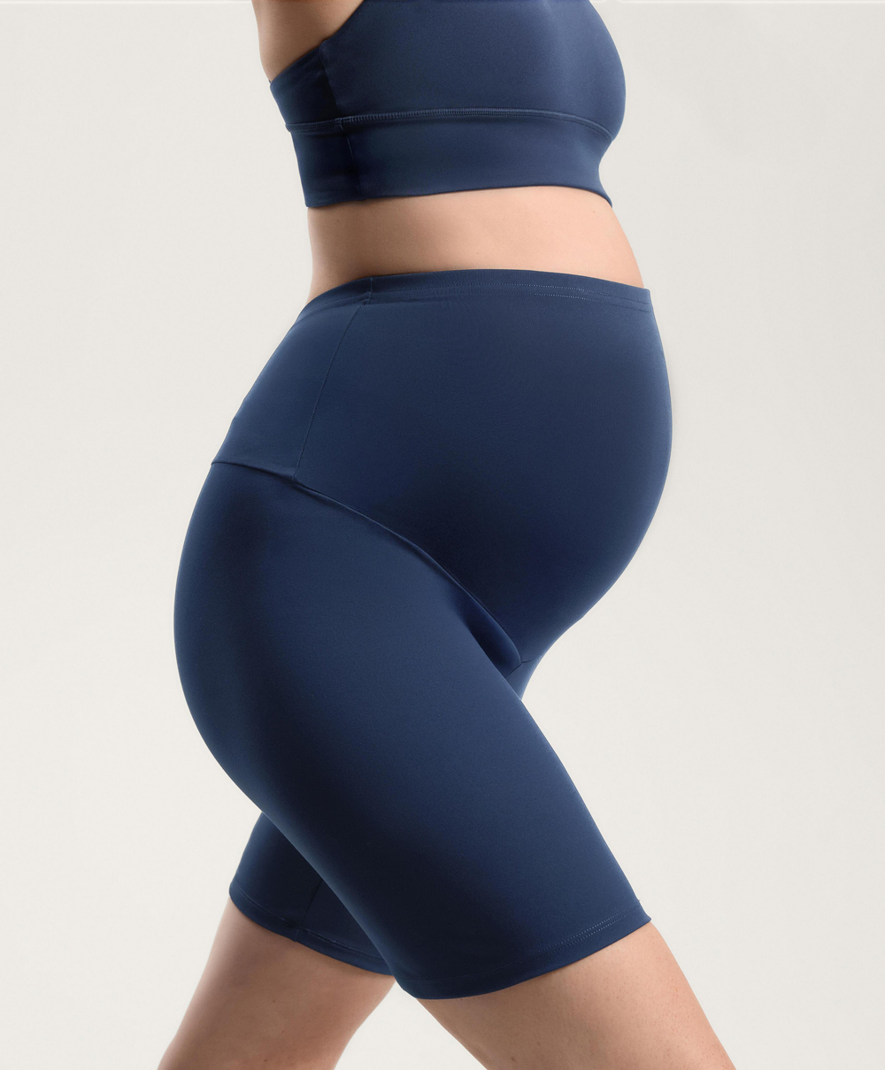 OYSHO Велосипедки длиной 20 см для будущих мам, темно-синий