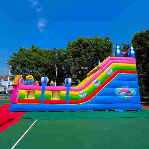 Коммерческий надувной батут «В гостях у дельфинов 2», 10*5*5 м