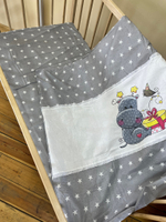 Комплект постельного белья 3 предмета, с аппликацией (ИП Людин А.В.)