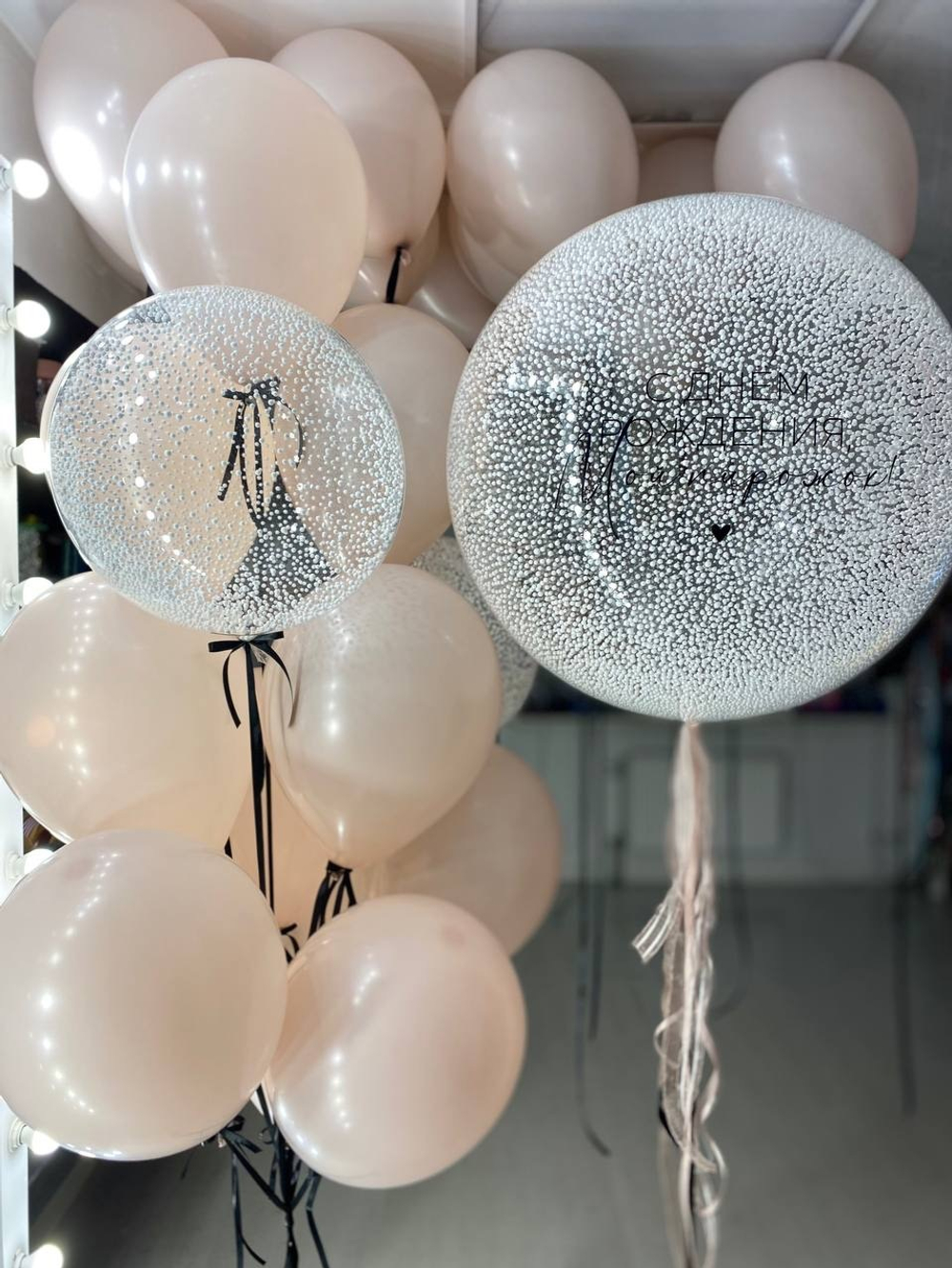 Воздушные шары нежные №2610