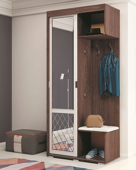 Прихожая Варда ясень темный / белый