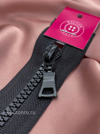 Молния тракторная черная