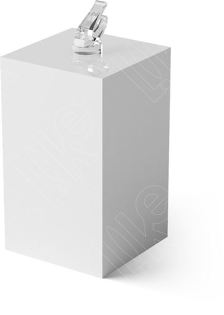 Подставка акриловая для кольца/зажим/ПЭТ карман для бирки/Н-70 мм.