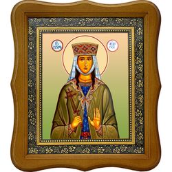 Шушаника (Шушаник, Сусанна) Ранская (Грузинская) Великомученица. Икона на холсте.