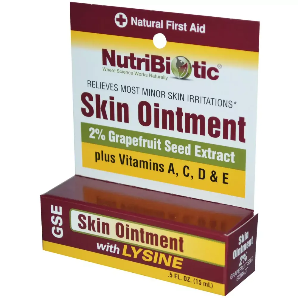 Nutribiotic skin ointment 2% grapefruit seed extract 15 ml.