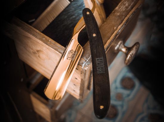 Опасная бритва Böker Golden Reuzel Razor Axe 6/8