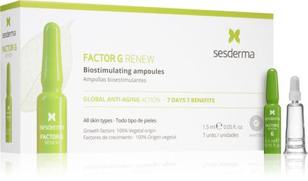 Sesderma Factor G Renew - восстанавливающая сыворотка для омоложения кожи /   7x1,5  ml  / GTIN 8429979448378