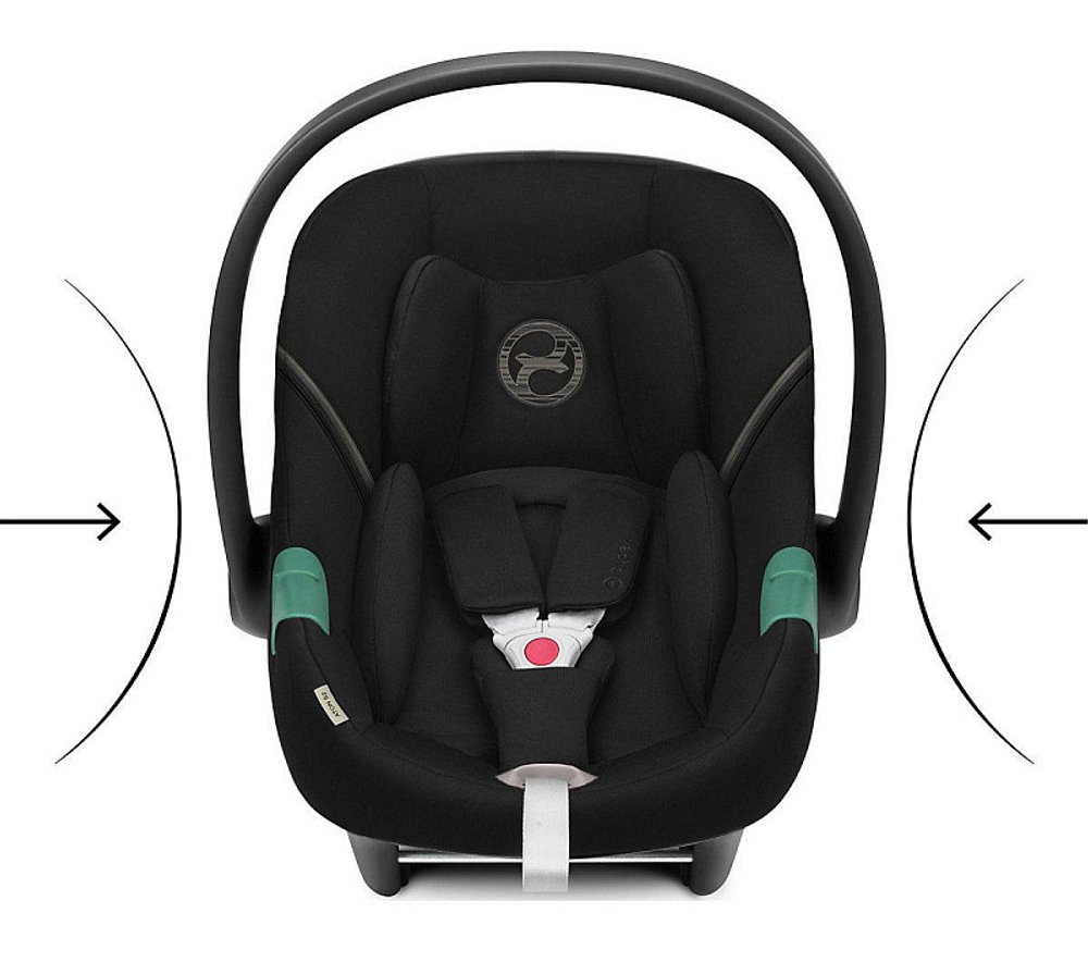 Коляска 3 в 1 Cybex Priam IV Matt Black complete и автокресло Aton S2 i-Size Moon Black Cozy Beige