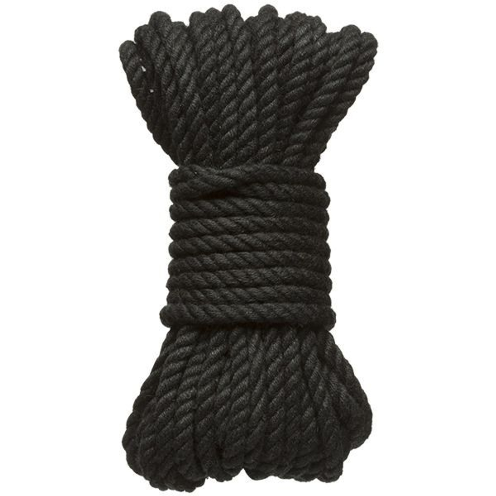 Верёвка для бондажа Doc Johnson Bind&Tie, черная, 9,14 м