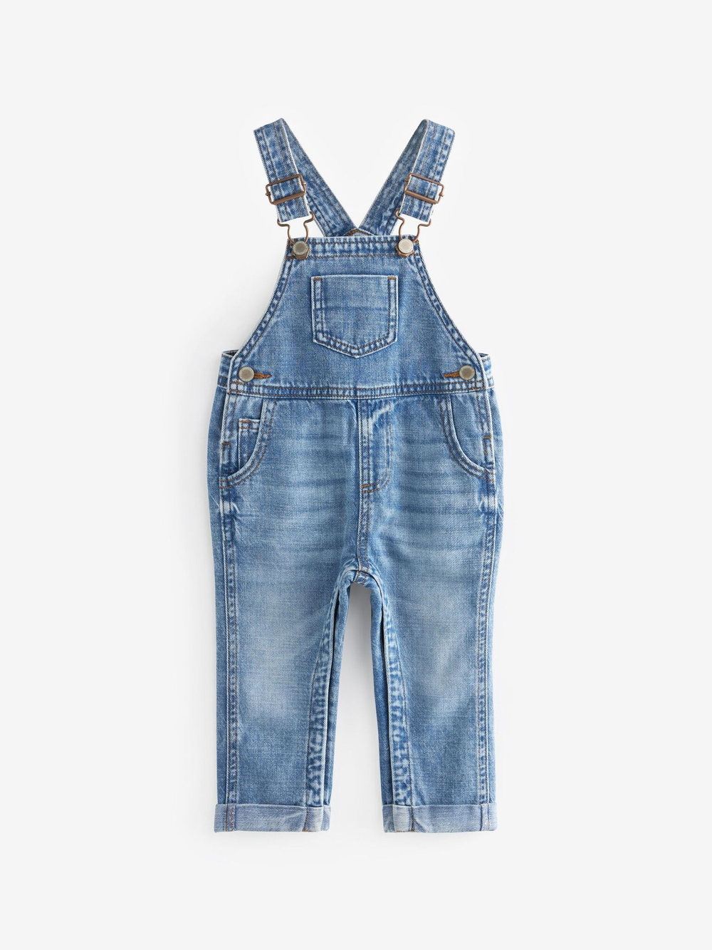 Комбинезон джинсовый для мальчика Next N30-477, Голубой