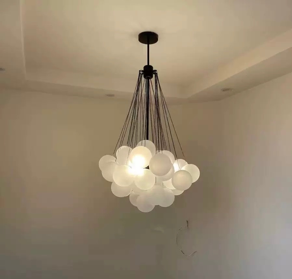 Pendant design lamp Cloud by Apparatus (black)