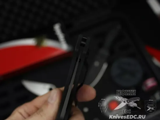 Нож складной Spyderco Para 3 223GPBK c клинком сатин CPM-S45VN, рукоять черная G10