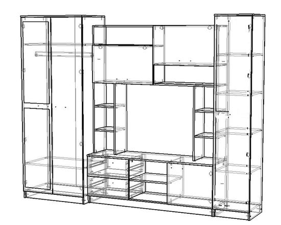 Гостиная ФОДЖА левая