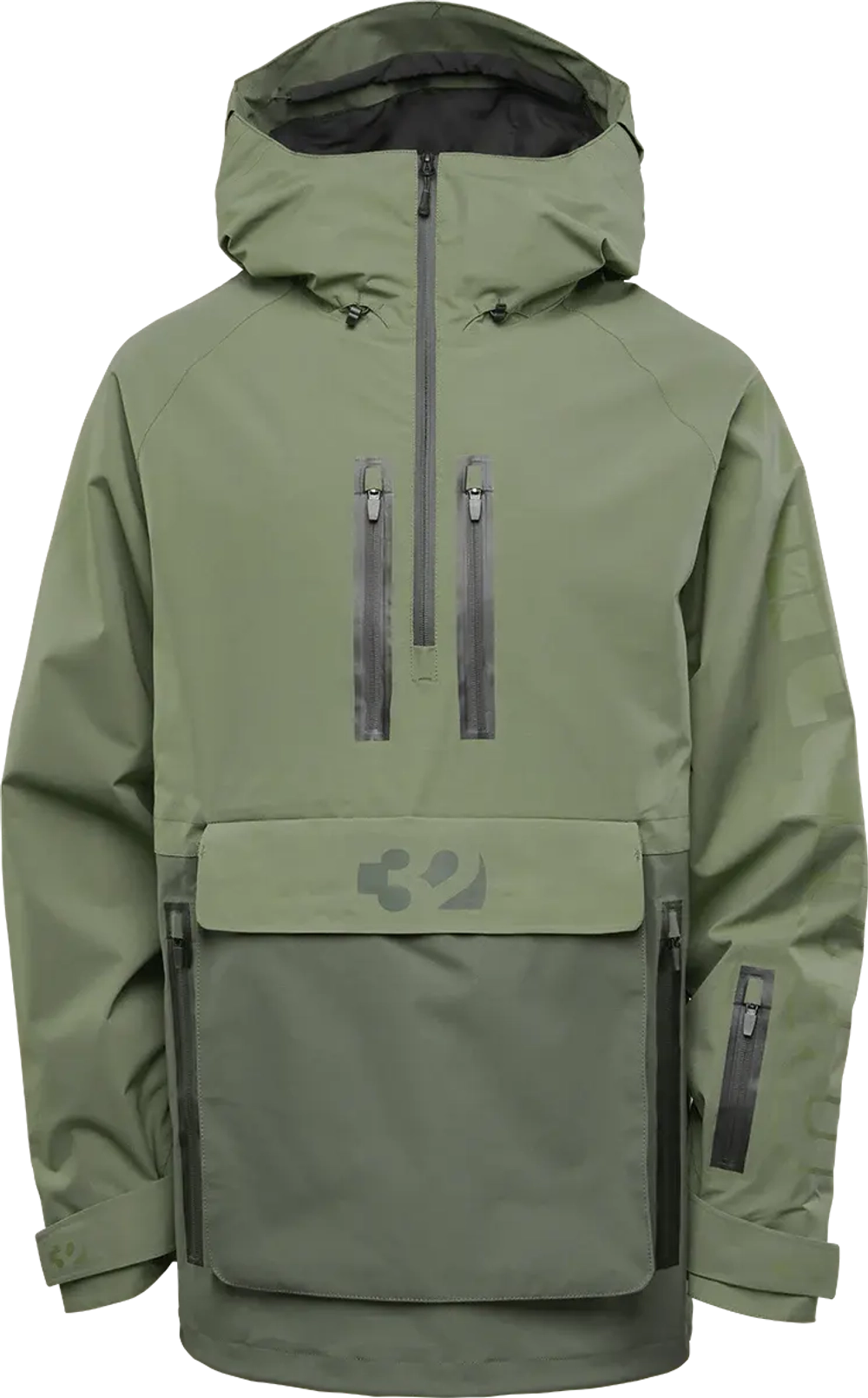 THIRTYTWO ЛЕГКИЙ АНОРАК X WALKER, ХАКИ