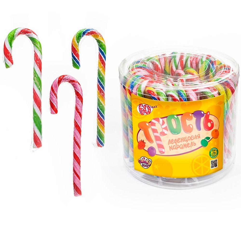 Карамель леденцовая "Трость" 11г