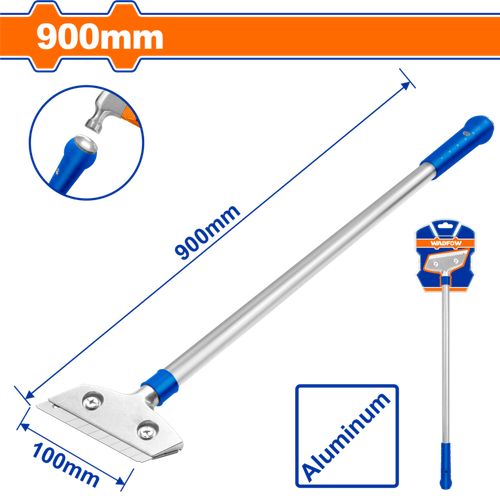 Скребок 900 мм (18х100мм) (10/40) WADFOW WGS1690