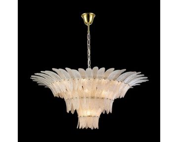 Подвесная люстра 21*E14 8821/C gold white золото Victoria Newport