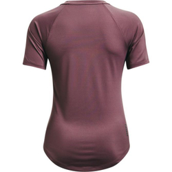 Женская теннисная футболка Under Armour Women's UA Rush HeatGear Mesh Short Sleeve - Purple