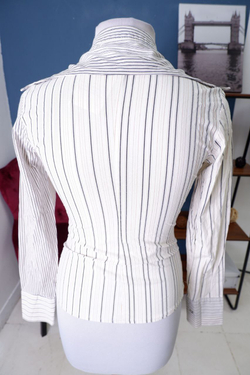 Рубашка в полоску 44 размер