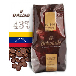 Молочный шоколад Белколад / Belcolade 43% Венесуэла, 1 кг