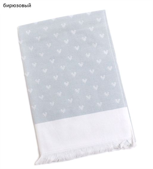 Полотенце облегченное HEARTS жаккард TIVOLYO HOME Турция