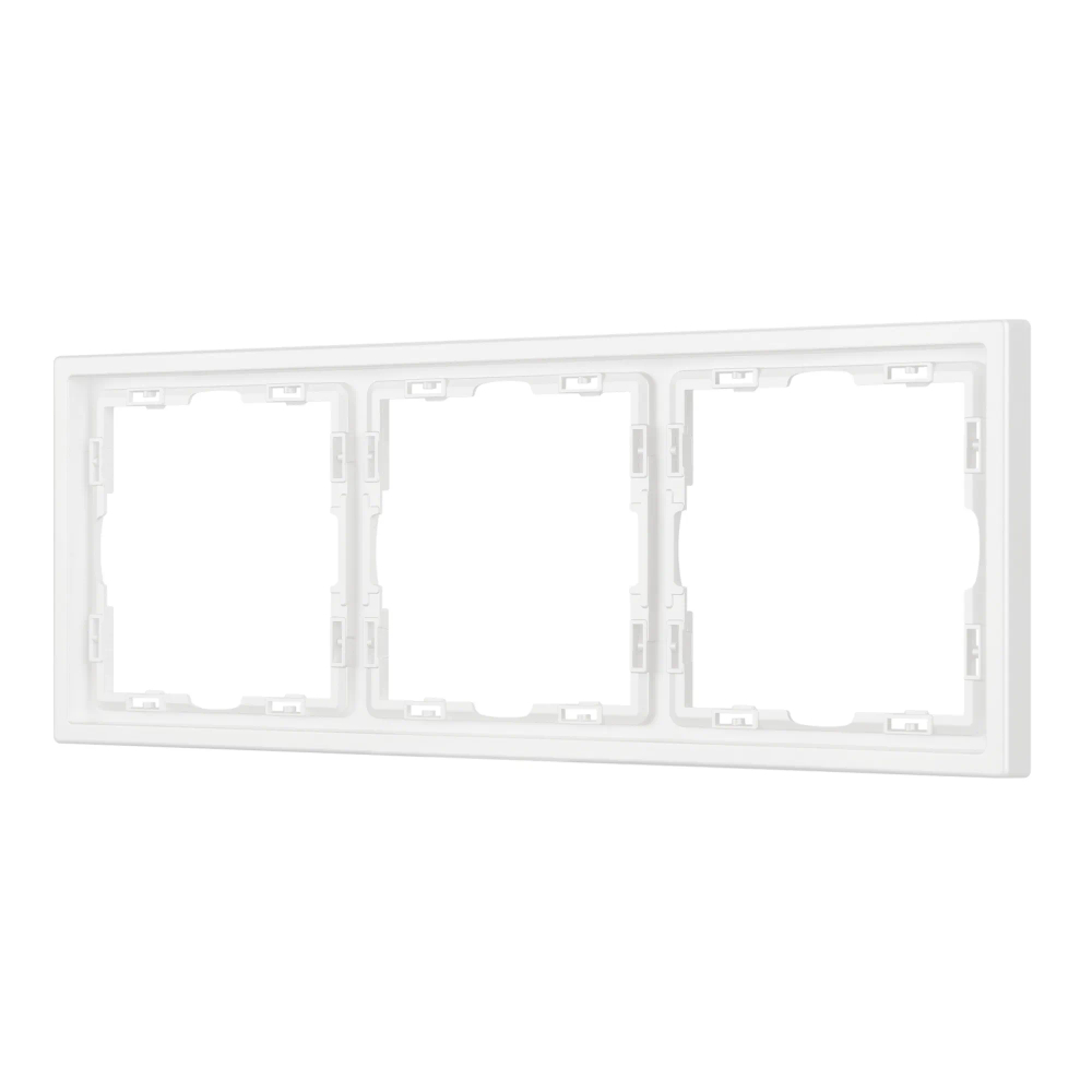 Рамка пластиковая FRM-NOBE-SFPL-3-WH (Arlight, -) 054219