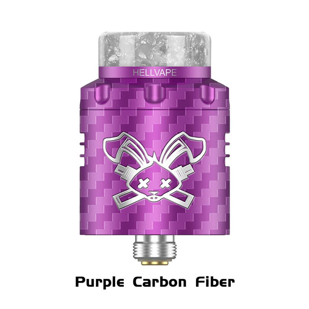 Дрипка Hellvape Dead Rabbit 3 RDA - Purple Carbon Fiber Дрипка Hellvape Dead Rabbit 3 RDA - Purple Carbon Fiber