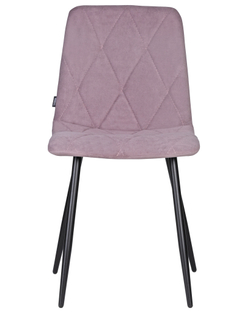 Стул обеденный DOBRIN CHILLY ROMBO, Лавандовый Simple 48, основание черное
