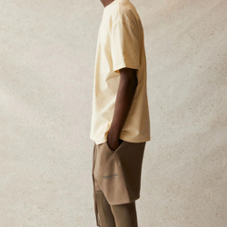 Футболка Fear of God Essentials Short Sleeve Tee Buttercream/Cream, FOG-SS21-557
