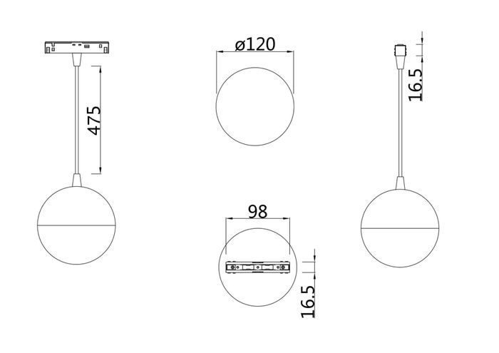 Трековый светильник Maytoni TR018-2-10W3K-W