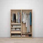 Шкаф - IKEA PAX/ПАКС ИКЕА, 58х150х201,2 см, светло-коричневый