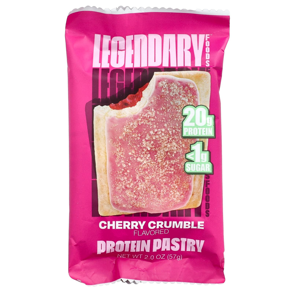 Legendary Foods, Protein Pastry, вишневая крошка, 10 пакетиков по 57 г (2 унции)