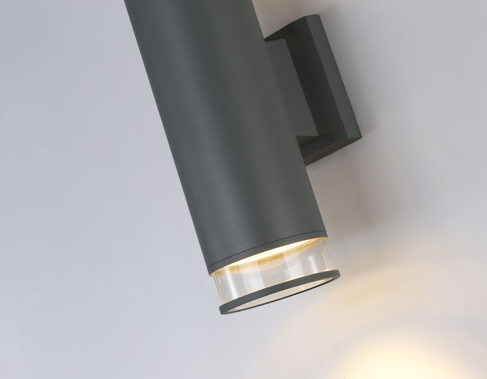 ST3820/2 GR/CL серый/прозрачный IP54 GU10/2 max 35W 310*90*160