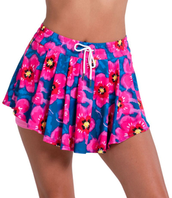 Теннисная юбка Lucky in Love High Waist Super Bloom - multicolor