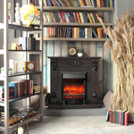 Каминокомплект Real Flame Ottawa DN с очагом Fobos Lux Black RC