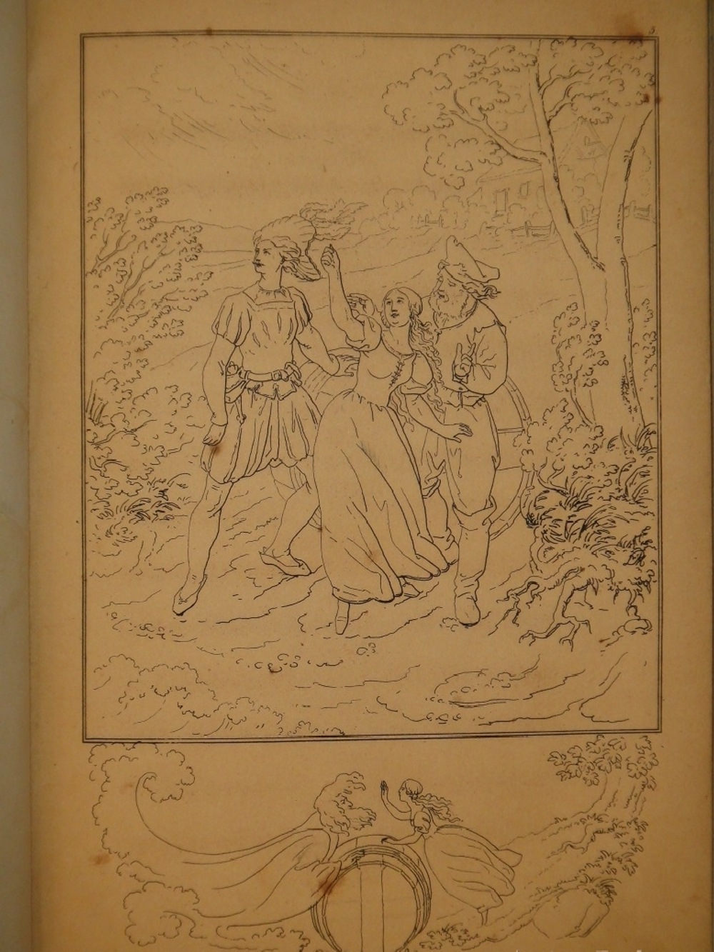 "Ундина, старинная повесть, рассказанная на немецком языке в прозе Бароном Ф.Ламотт Фуке, на русском в стихах В.Жуковским". 1837г.