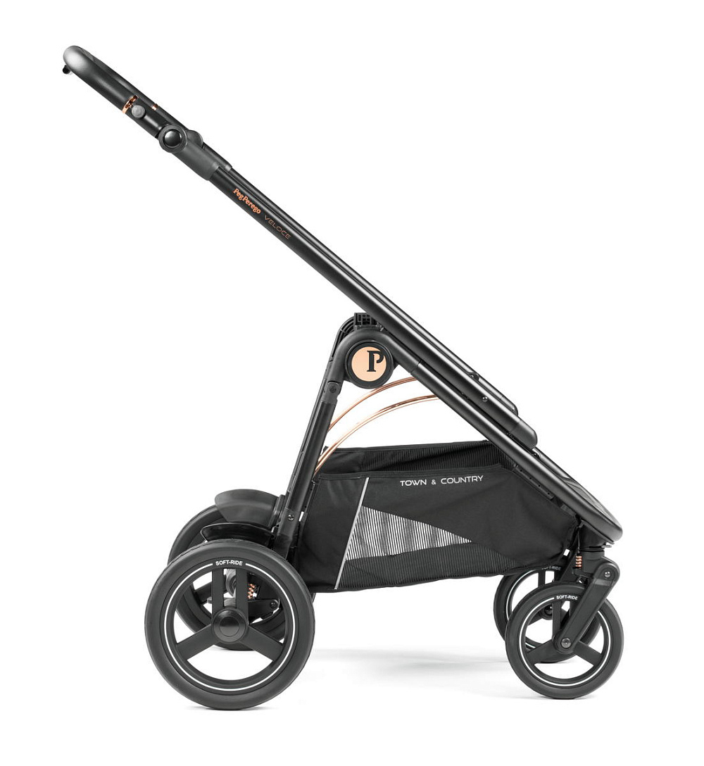 Коляска 3 в 1 Peg Perego Veloce TC Belvedere SLK Blue Shine