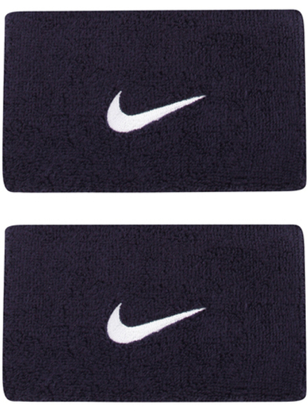 Теннисные напульсники Nike Swoosh Double-Wide Wristbands