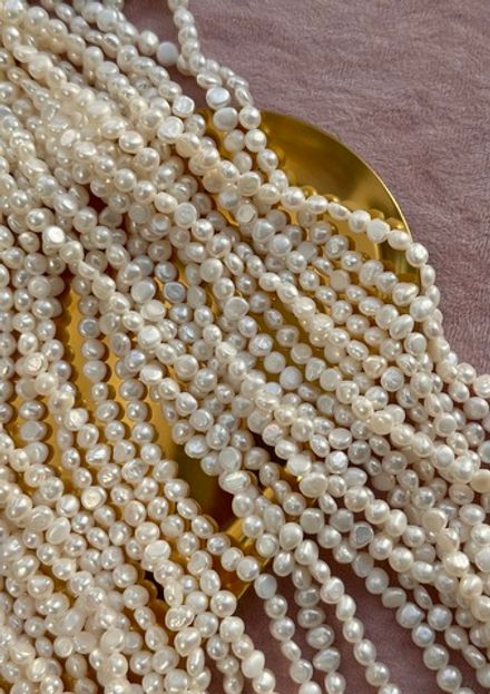 Жемчуг натуральный 5,5-6мм, 5А